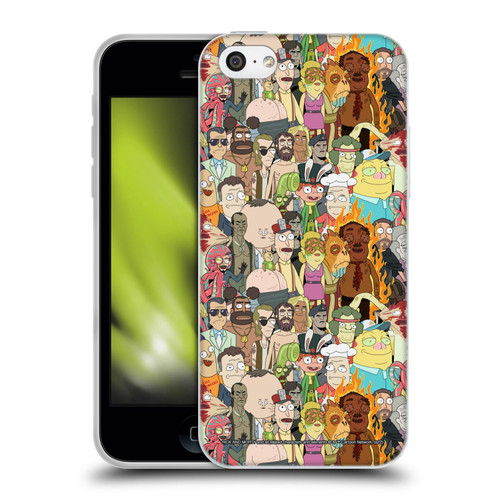 Rick And Morty Season 3 Graphics Interdimensional Space Cable Soft Gel Case for Apple iPhone 5c
