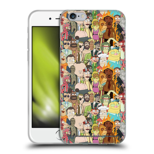 Rick And Morty Season 3 Graphics Interdimensional Space Cable Soft Gel Case for Apple iPhone 6 / iPhone 6s
