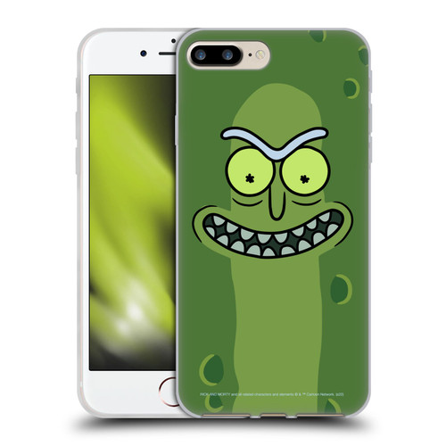 Rick And Morty Season 3 Graphics Pickle Rick Soft Gel Case for Apple iPhone 7 Plus / iPhone 8 Plus & MagSafe