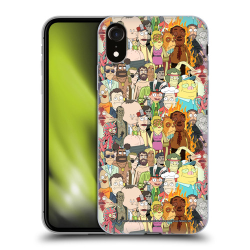 Rick And Morty Season 3 Graphics Interdimensional Space Cable Soft Gel Case for Apple iPhone XR