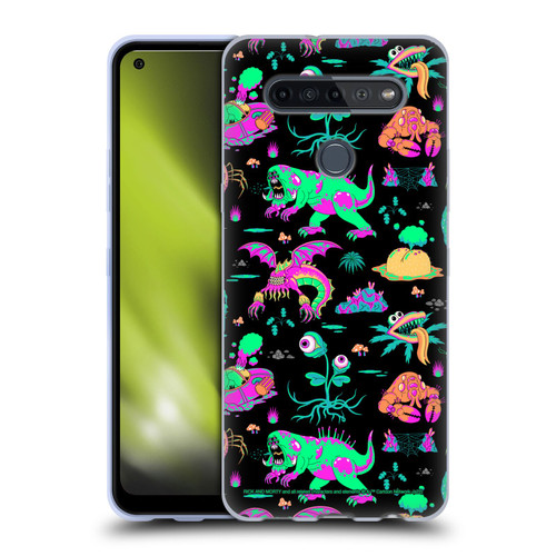 Rick And Morty Season 3 Graphics Aliens Soft Gel Case for LG K51S