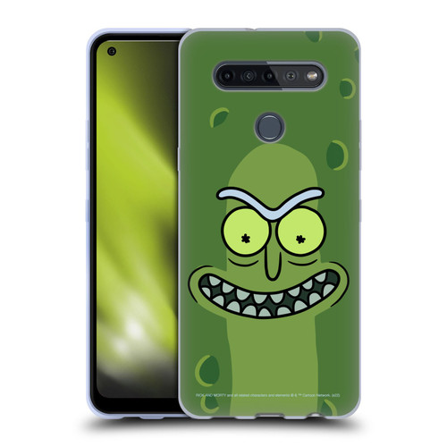 Rick And Morty Season 3 Graphics Pickle Rick Soft Gel Case for LG K51S