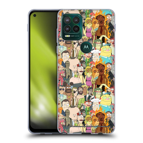 Rick And Morty Season 3 Graphics Interdimensional Space Cable Soft Gel Case for Motorola Moto G Stylus 5G 2021