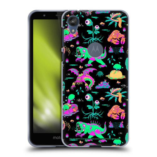 Rick And Morty Season 3 Graphics Aliens Soft Gel Case for Motorola Moto E6