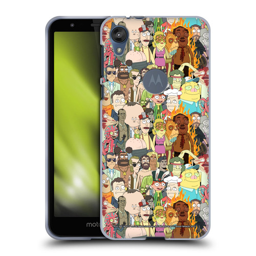 Rick And Morty Season 3 Graphics Interdimensional Space Cable Soft Gel Case for Motorola Moto E6