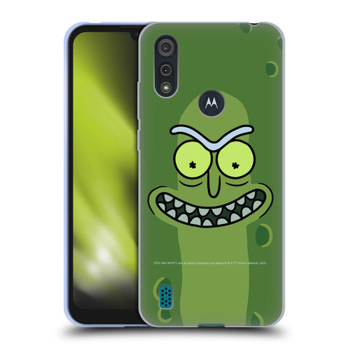 Rick And Morty Season 3 Graphics Pickle Rick Soft Gel Case for Motorola Moto E6s (2020)