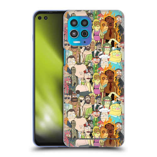 Rick And Morty Season 3 Graphics Interdimensional Space Cable Soft Gel Case for Motorola Moto G100
