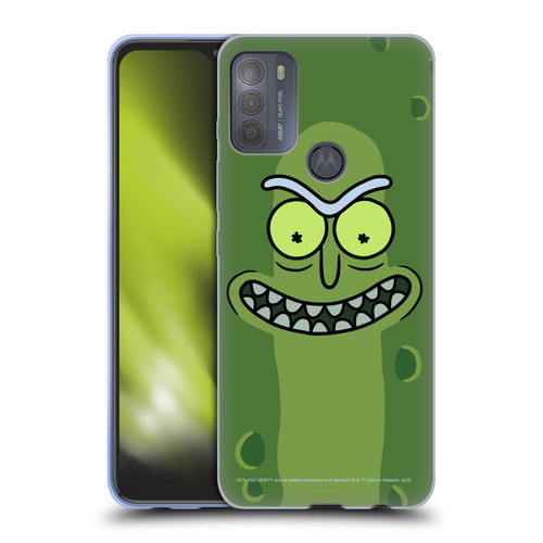 Rick And Morty Season 3 Graphics Pickle Rick Soft Gel Case for Motorola Moto G50