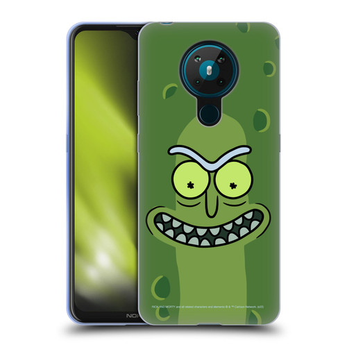 Rick And Morty Season 3 Graphics Pickle Rick Soft Gel Case for Nokia 5.3
