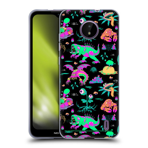 Rick And Morty Season 3 Graphics Aliens Soft Gel Case for Nokia C10 / C20