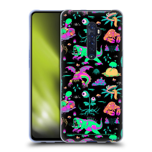 Rick And Morty Season 3 Graphics Aliens Soft Gel Case for OPPO Reno 2