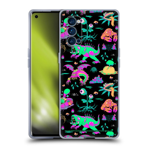 Rick And Morty Season 3 Graphics Aliens Soft Gel Case for OPPO Reno 4 Pro 5G