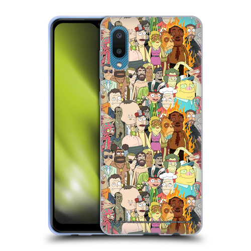 Rick And Morty Season 3 Graphics Interdimensional Space Cable Soft Gel Case for Samsung Galaxy A02/M02 (2021)