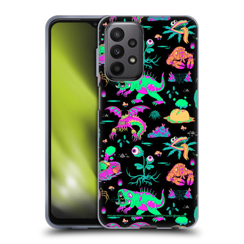 Rick And Morty Season 3 Graphics Aliens Soft Gel Case for Samsung Galaxy A23 / 5G (2022)