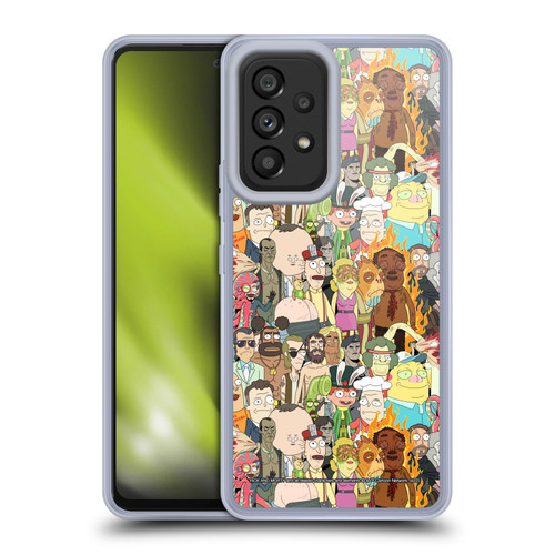 Rick And Morty Season 3 Graphics Interdimensional Space Cable Soft Gel Case for Samsung Galaxy A53 5G (2022)