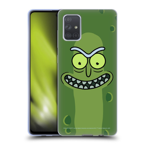 Rick And Morty Season 3 Graphics Pickle Rick Soft Gel Case for Samsung Galaxy A71 (2019)