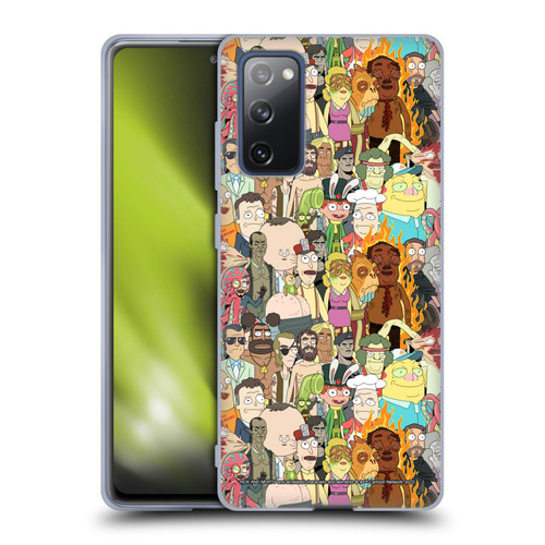 Rick And Morty Season 3 Graphics Interdimensional Space Cable Soft Gel Case for Samsung Galaxy S20 FE / 5G