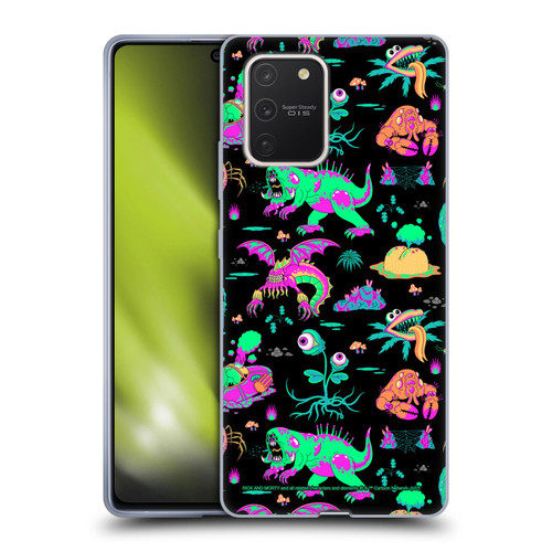 Rick And Morty Season 3 Graphics Aliens Soft Gel Case for Samsung Galaxy S10 Lite