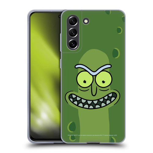 Rick And Morty Season 3 Graphics Pickle Rick Soft Gel Case for Samsung Galaxy S21 FE 5G