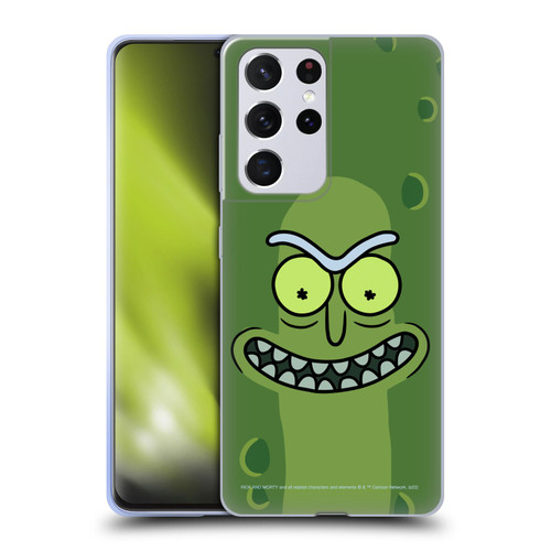 Rick And Morty Season 3 Graphics Pickle Rick Soft Gel Case for Samsung Galaxy S21 Ultra 5G