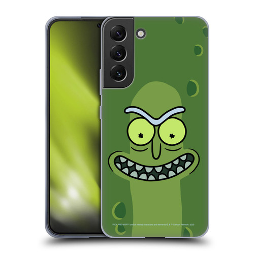 Rick And Morty Season 3 Graphics Pickle Rick Soft Gel Case for Samsung Galaxy S22+ 5G