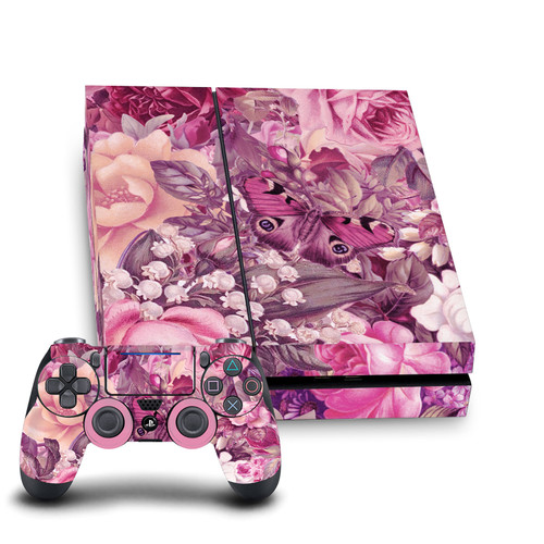 LebensArt Art Mix Butterfly Romance Vinyl Sticker Skin Decal Cover for Sony PS4 Console & Controller