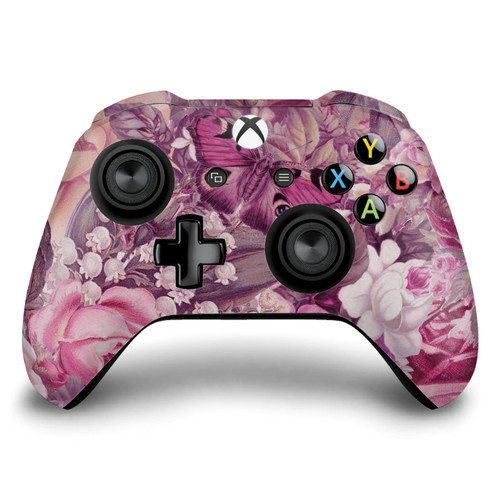 LebensArt Art Mix Butterfly Romance Vinyl Sticker Skin Decal Cover for Microsoft Xbox One S / X Controller