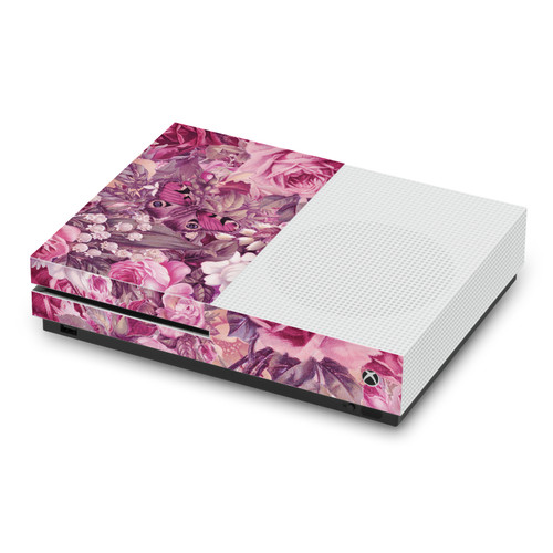 LebensArt Art Mix Butterfly Romance Vinyl Sticker Skin Decal Cover for Microsoft Xbox One S Console