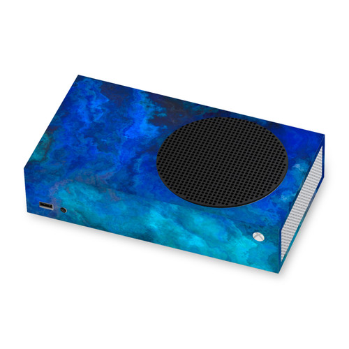 LebensArt Art Mix Blue Malachit Vinyl Sticker Skin Decal Cover for Microsoft Xbox Series S Console