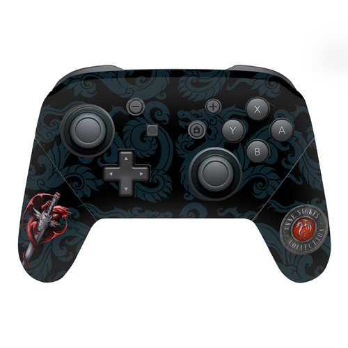Anne Stokes Art Mix Dragon Dagger Vinyl Sticker Skin Decal Cover for Nintendo Switch Pro Controller