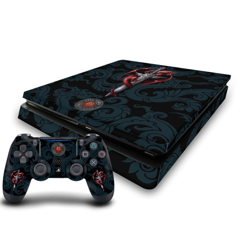 Anne Stokes Art Mix Dragon Dagger Vinyl Sticker Skin Decal Cover for Sony PS4 Slim Console & Controller