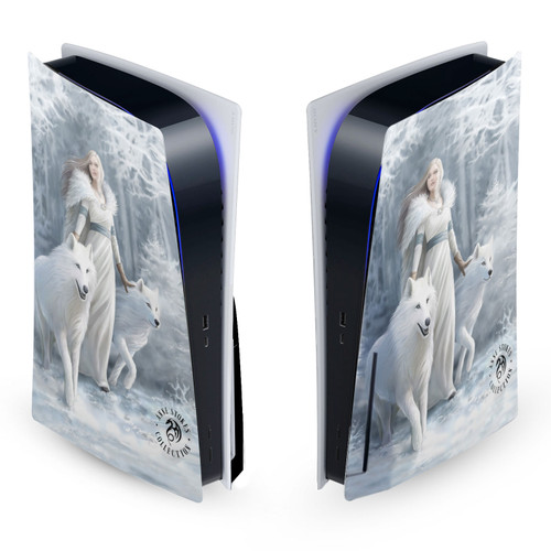 Anne Stokes Art Mix Winter Guardians Vinyl Sticker Skin Decal Cover for Sony PS5 Disc Edition Console