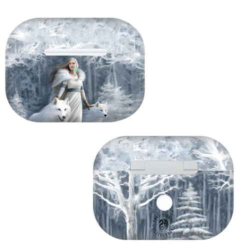 Anne Stokes Artwork Winter Guardians Vinyl Sticker Skin Decal Cover for Apple AirPods Pro Charging Case