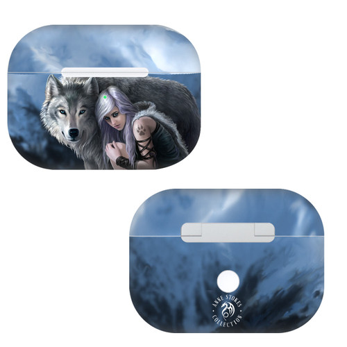 Anne Stokes Artwork Wolves Protector Vinyl Sticker Skin Decal Cover for Apple AirPods Pro Charging Case