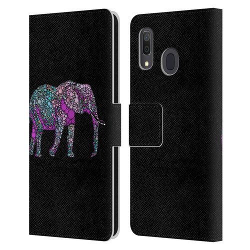 LebensArt Beings Elephant Leather Book Wallet Case Cover For Samsung Galaxy A33 5G (2022)