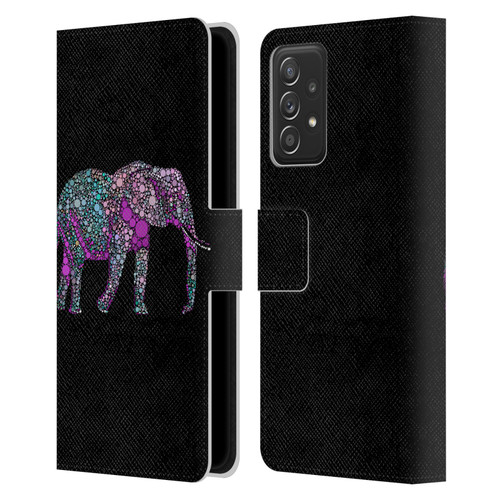 LebensArt Beings Elephant Leather Book Wallet Case Cover For Samsung Galaxy A53 5G (2022)