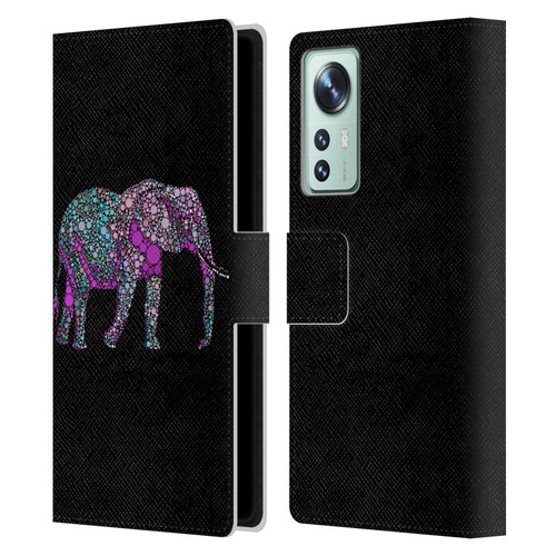 LebensArt Beings Elephant Leather Book Wallet Case Cover For Xiaomi 12