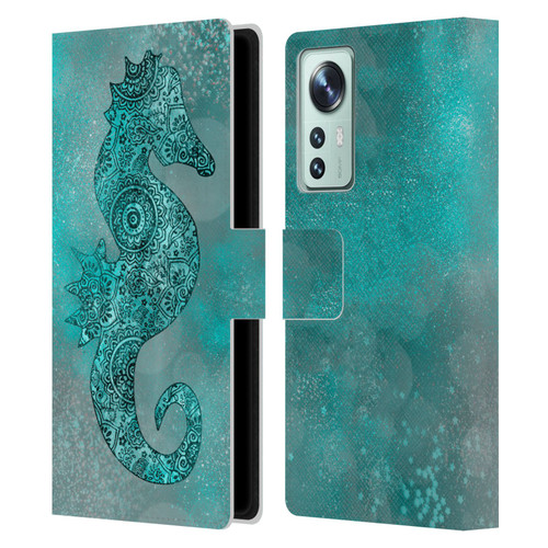 LebensArt Beings Seahorse Leather Book Wallet Case Cover For Xiaomi 12