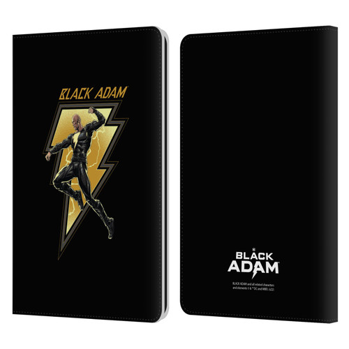 Black Adam Graphics Black Adam 2 Leather Book Wallet Case Cover For Amazon Kindle Paperwhite 1 / 2 / 3