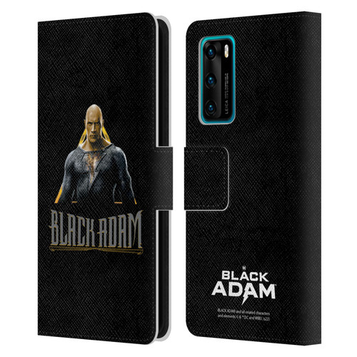 Black Adam Graphics Black Adam Leather Book Wallet Case Cover For Huawei P40 5G
