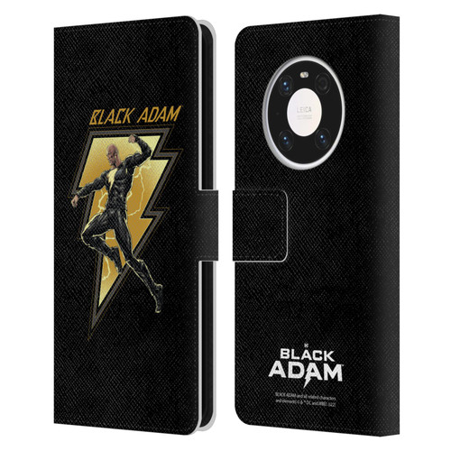 Black Adam Graphics Black Adam 2 Leather Book Wallet Case Cover For Huawei Mate 40 Pro 5G