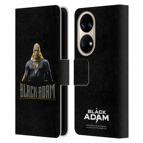 Black Adam Graphics Black Adam Leather Book Wallet Case Cover For Huawei P50