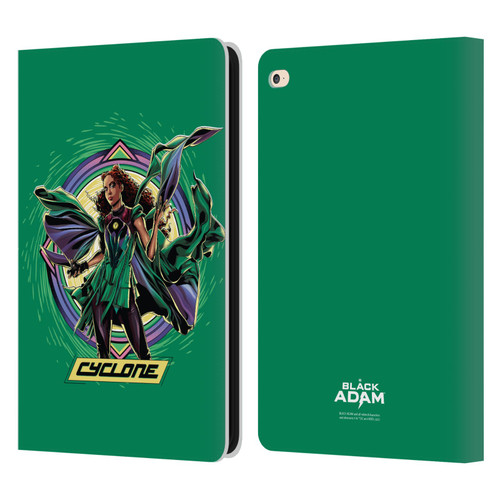 Black Adam Graphics Cyclone Leather Book Wallet Case Cover For Apple iPad Air 2 (2014)