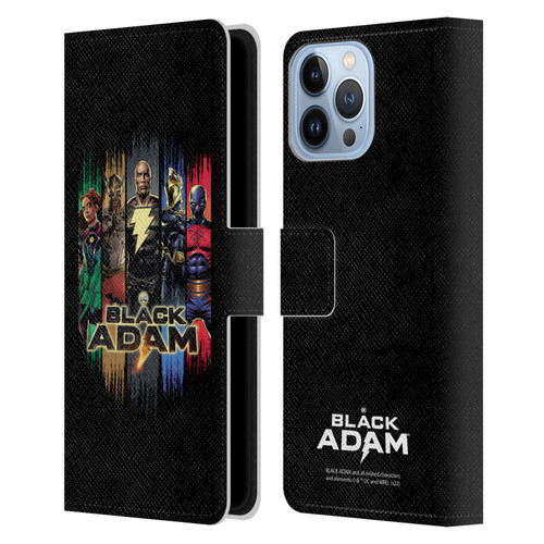 Black Adam Graphics Group Leather Book Wallet Case Cover For Apple iPhone 13 Pro Max
