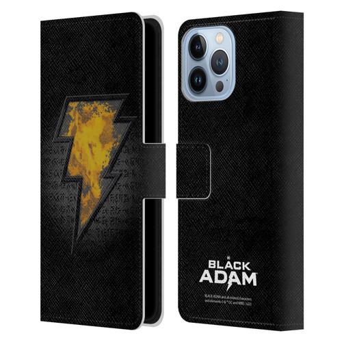 Black Adam Graphics Icon Leather Book Wallet Case Cover For Apple iPhone 13 Pro Max
