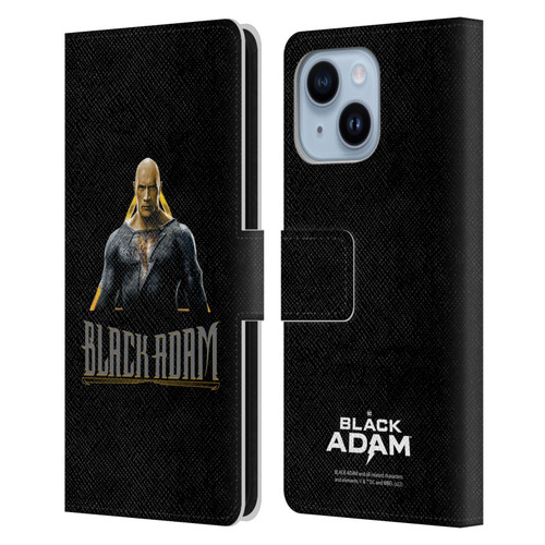 Black Adam Graphics Black Adam Leather Book Wallet Case Cover For Apple iPhone 14 Plus