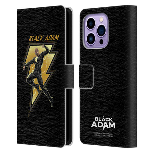 Black Adam Graphics Black Adam 2 Leather Book Wallet Case Cover For Apple iPhone 14 Pro Max