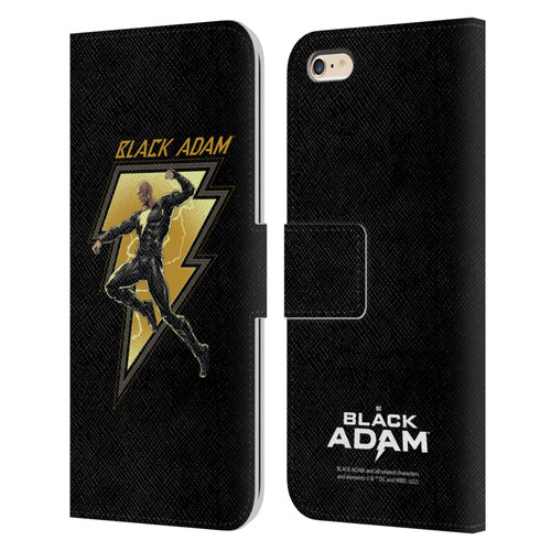 Black Adam Graphics Black Adam 2 Leather Book Wallet Case Cover For Apple iPhone 6 Plus / iPhone 6s Plus