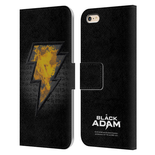 Black Adam Graphics Icon Leather Book Wallet Case Cover For Apple iPhone 6 Plus / iPhone 6s Plus