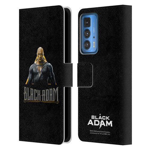 Black Adam Graphics Black Adam Leather Book Wallet Case Cover For Motorola Edge 20 Pro